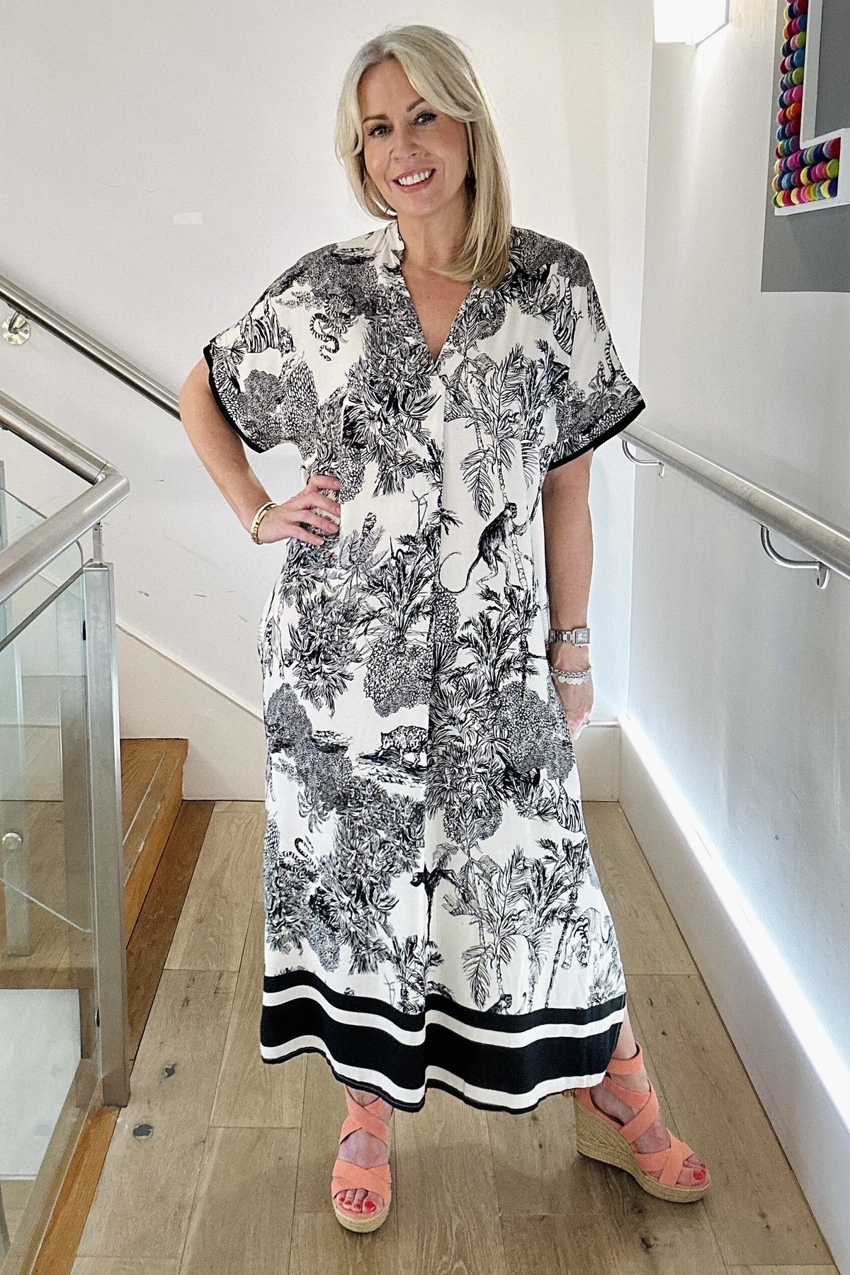 Safari Print Dress