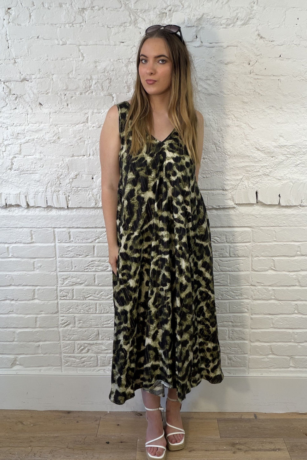 Asha Sleeveless Swing Dress