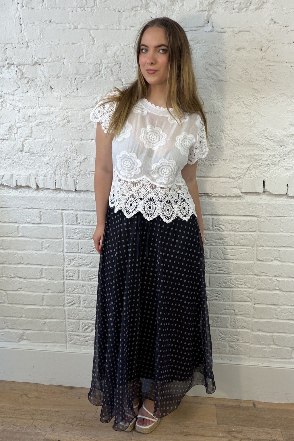 Hadleigh Polka Dot Skirt