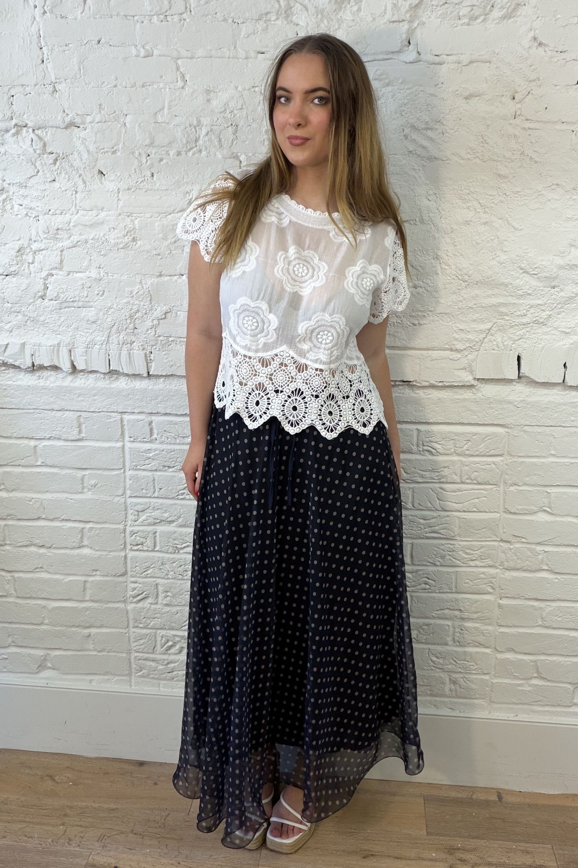 Hadleigh Polka Dot Skirt