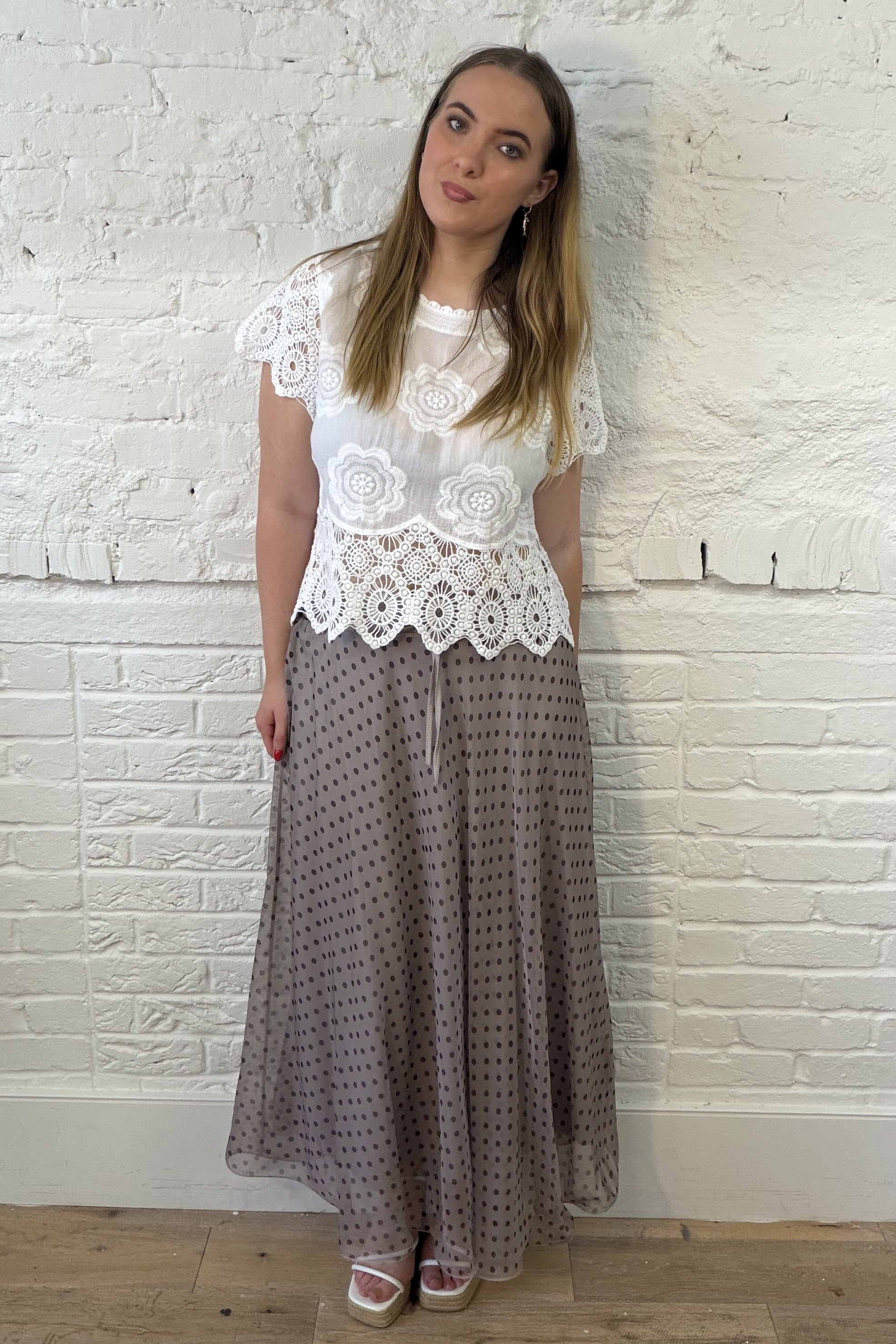Hadleigh Polka Dot Skirt