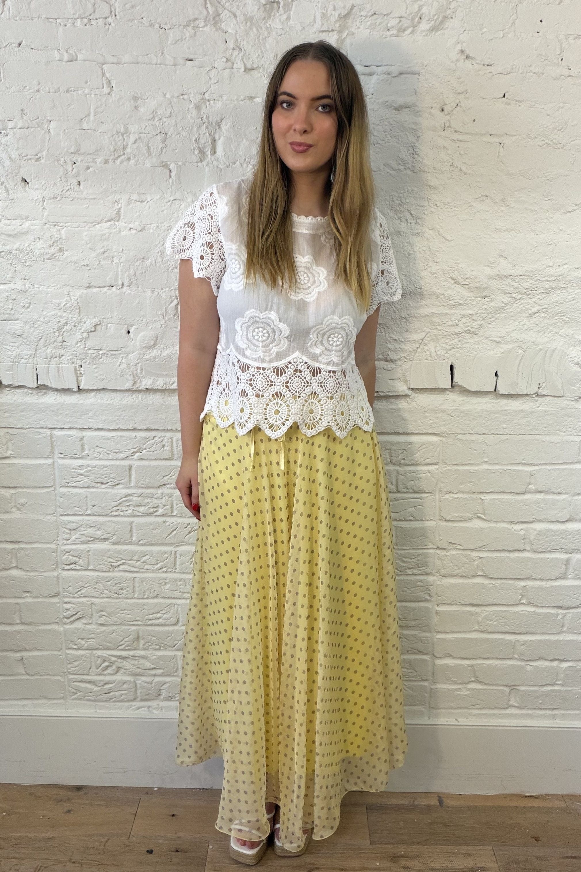 Hadleigh Polka Dot Skirt