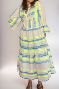 Aztec Long Jacquard Dress