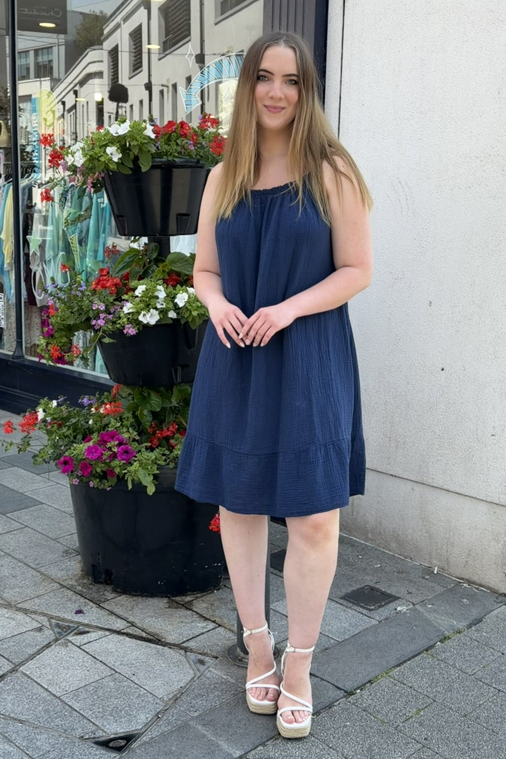 Dolly Cotton Swing Dress