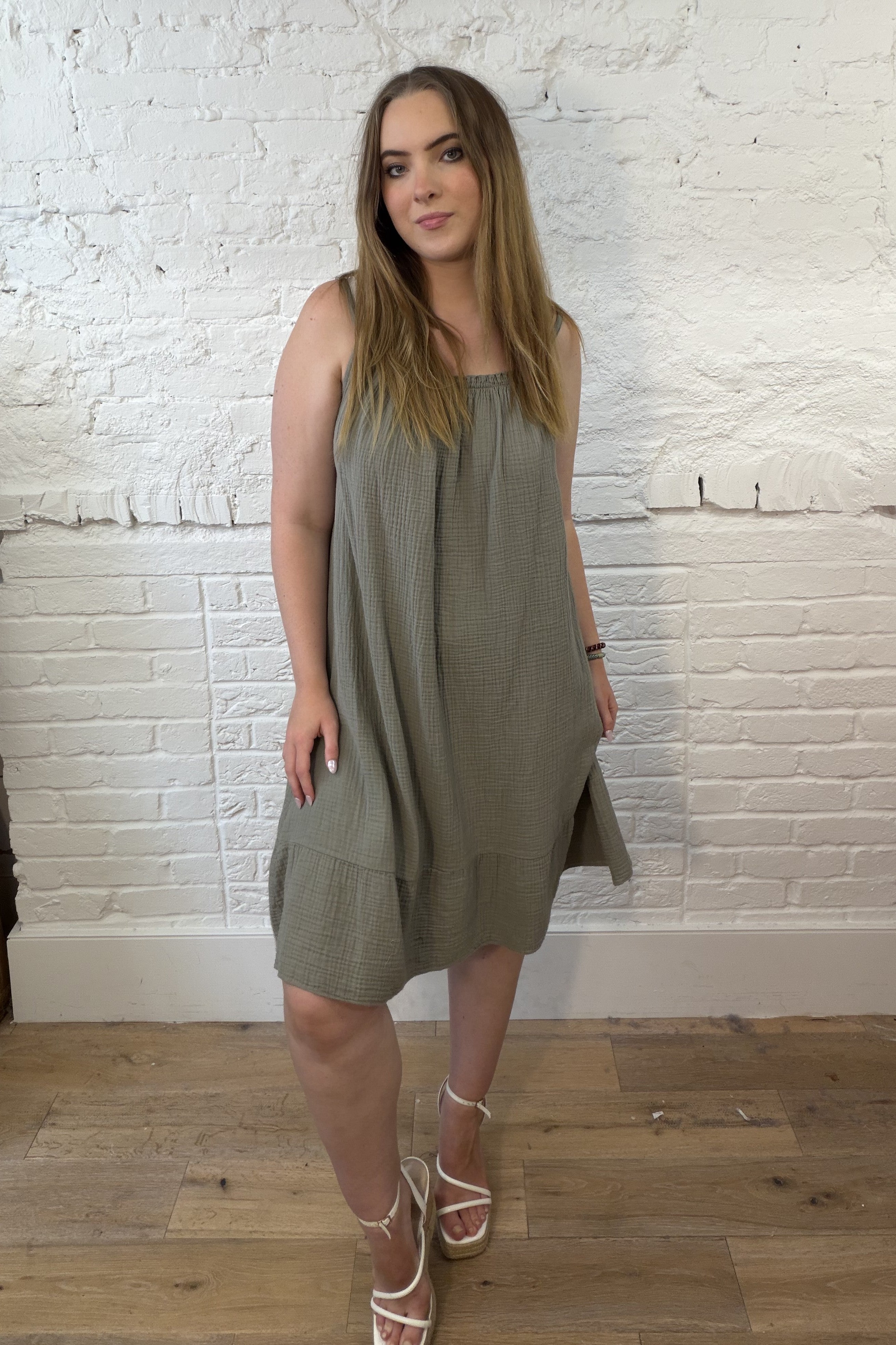 Dolly Cotton Swing Dress