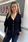 The Beatrice Balloon Sleeve Cardigan