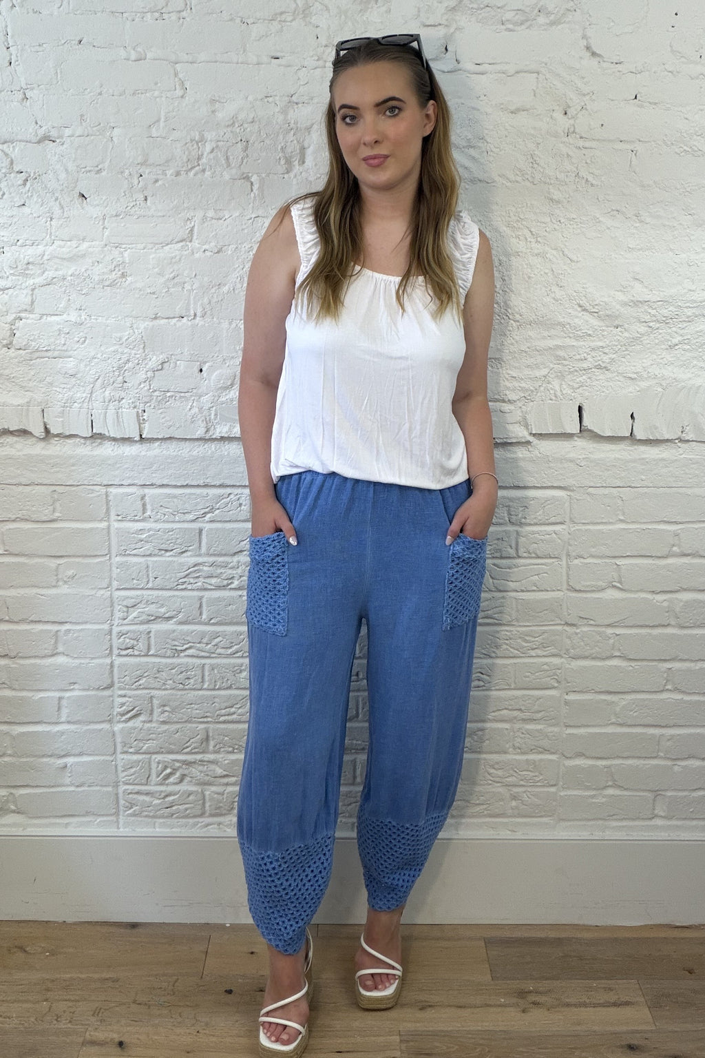 Calista Barrel Leg Trousers