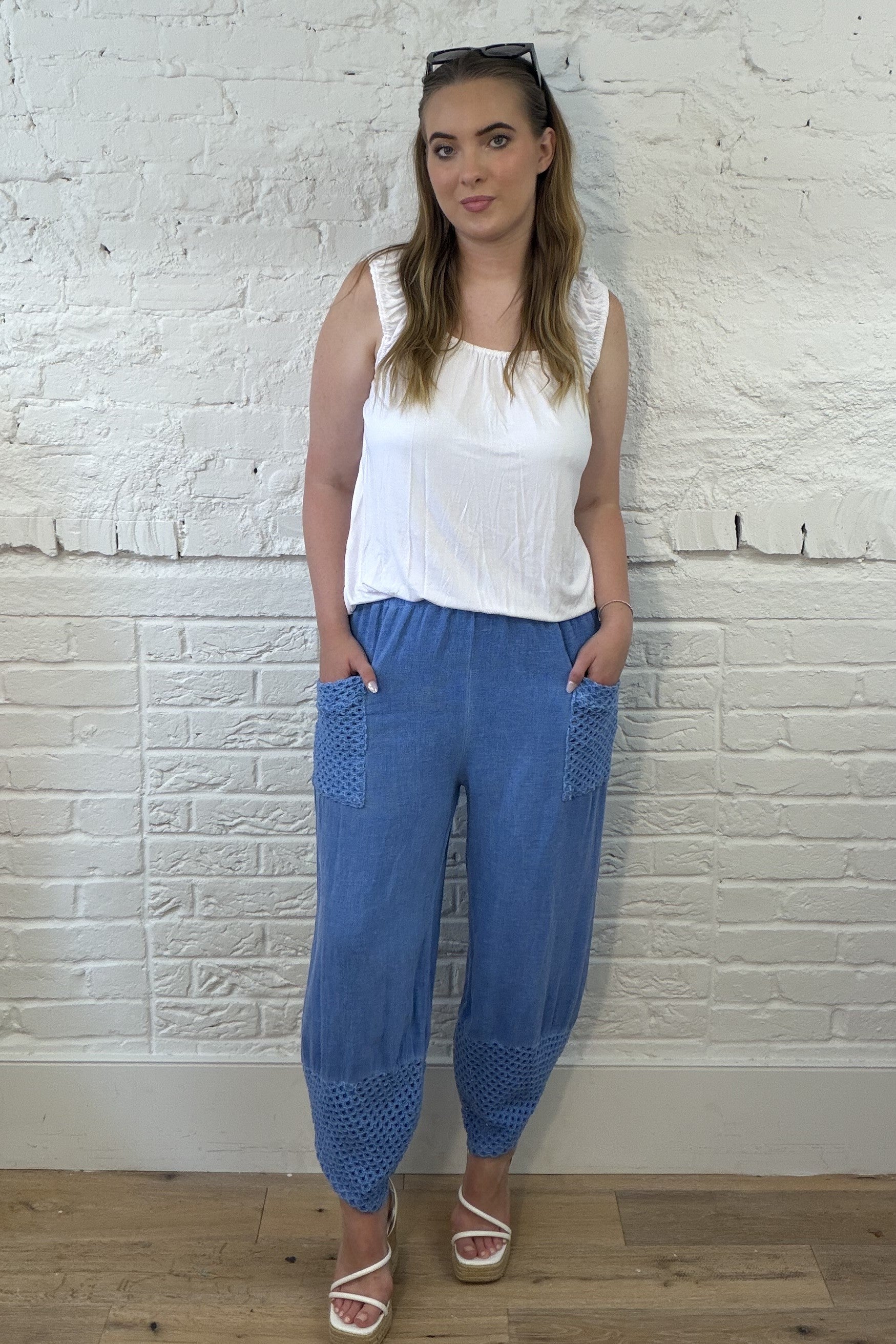 Calista Barrel Leg Trousers
