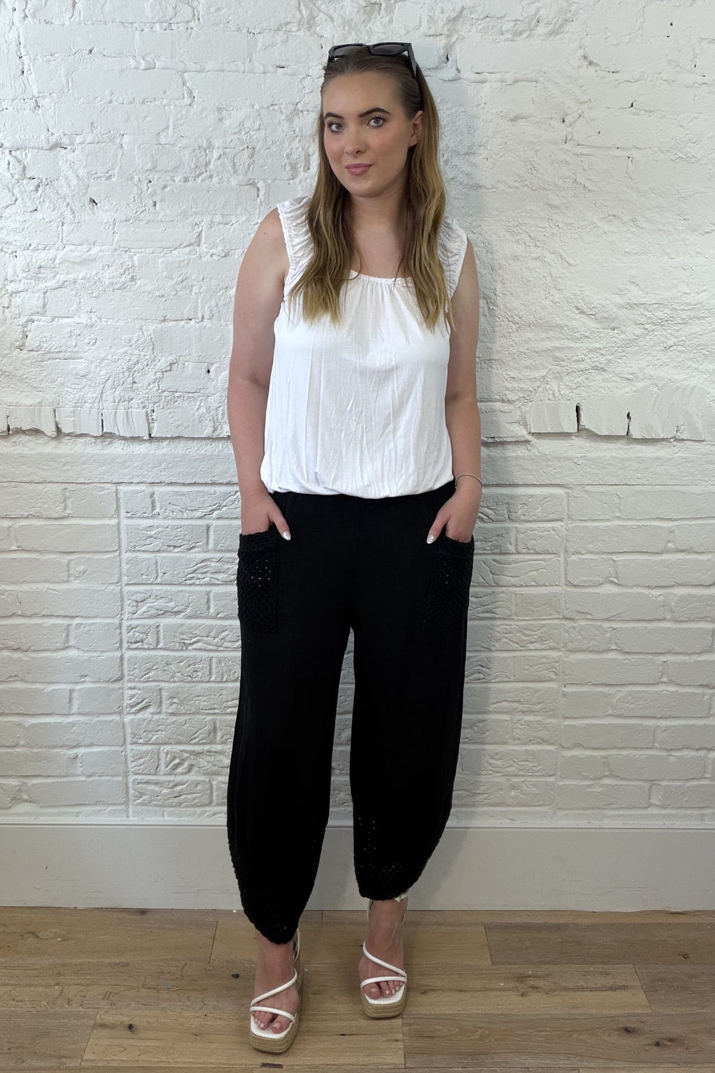 Calista Barrel Leg Trousers