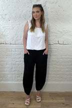 Calista Barrel Leg Trousers