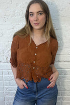 Jessie Lace Detail Top