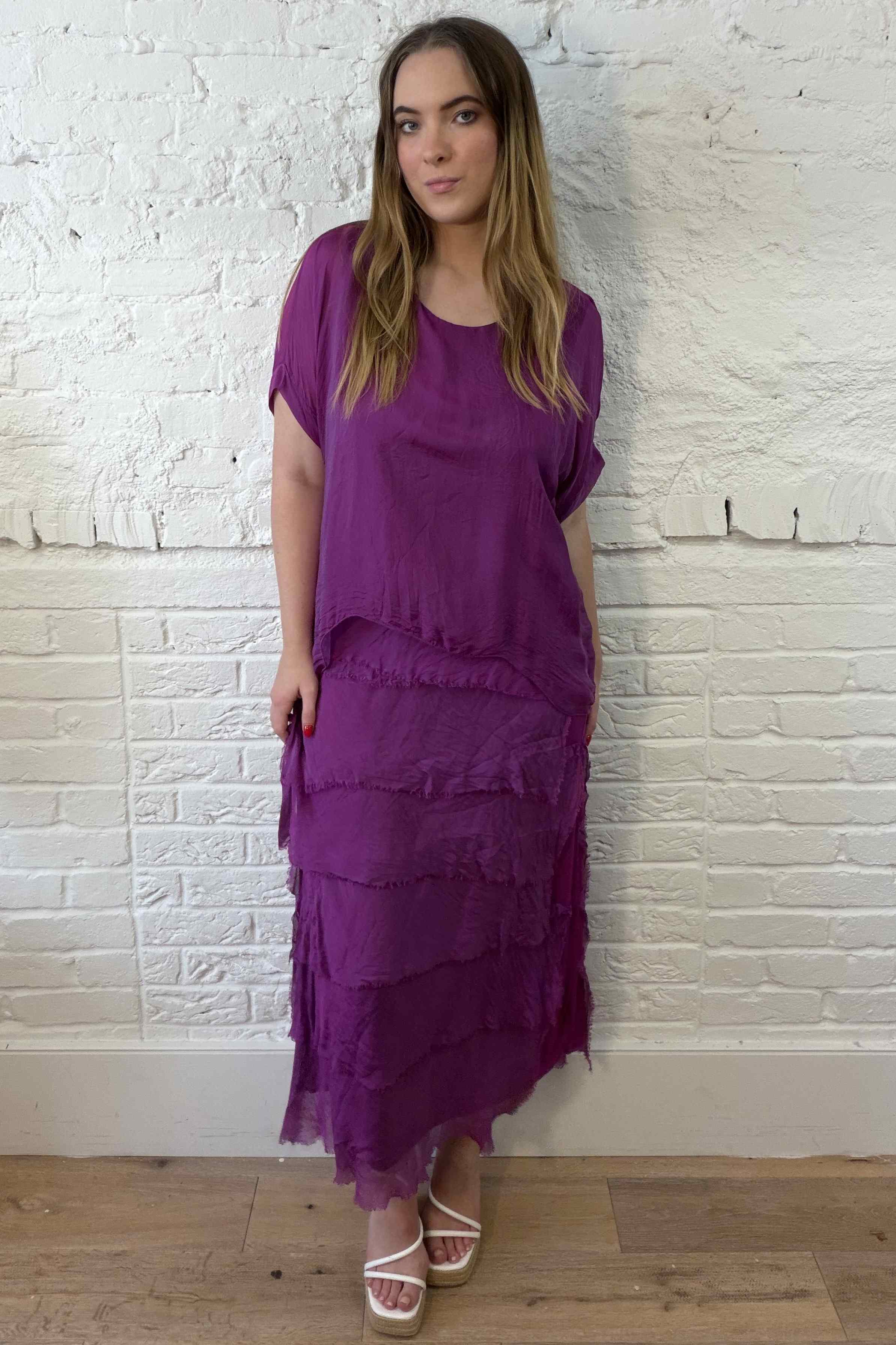 Silk Overlay Dress