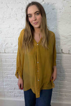 Zweiteilige Seidenbluse