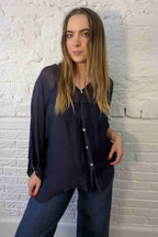 Zweiteilige Seidenbluse
