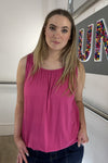 Bubble Hem Vest Top