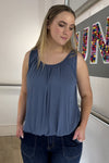 Bubble Hem Vest Top