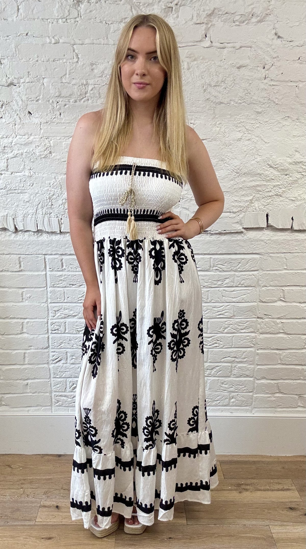Nomadic Dream Strapless Maxi Dress