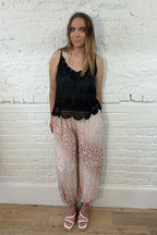 Leopard Print Hareem Trouser