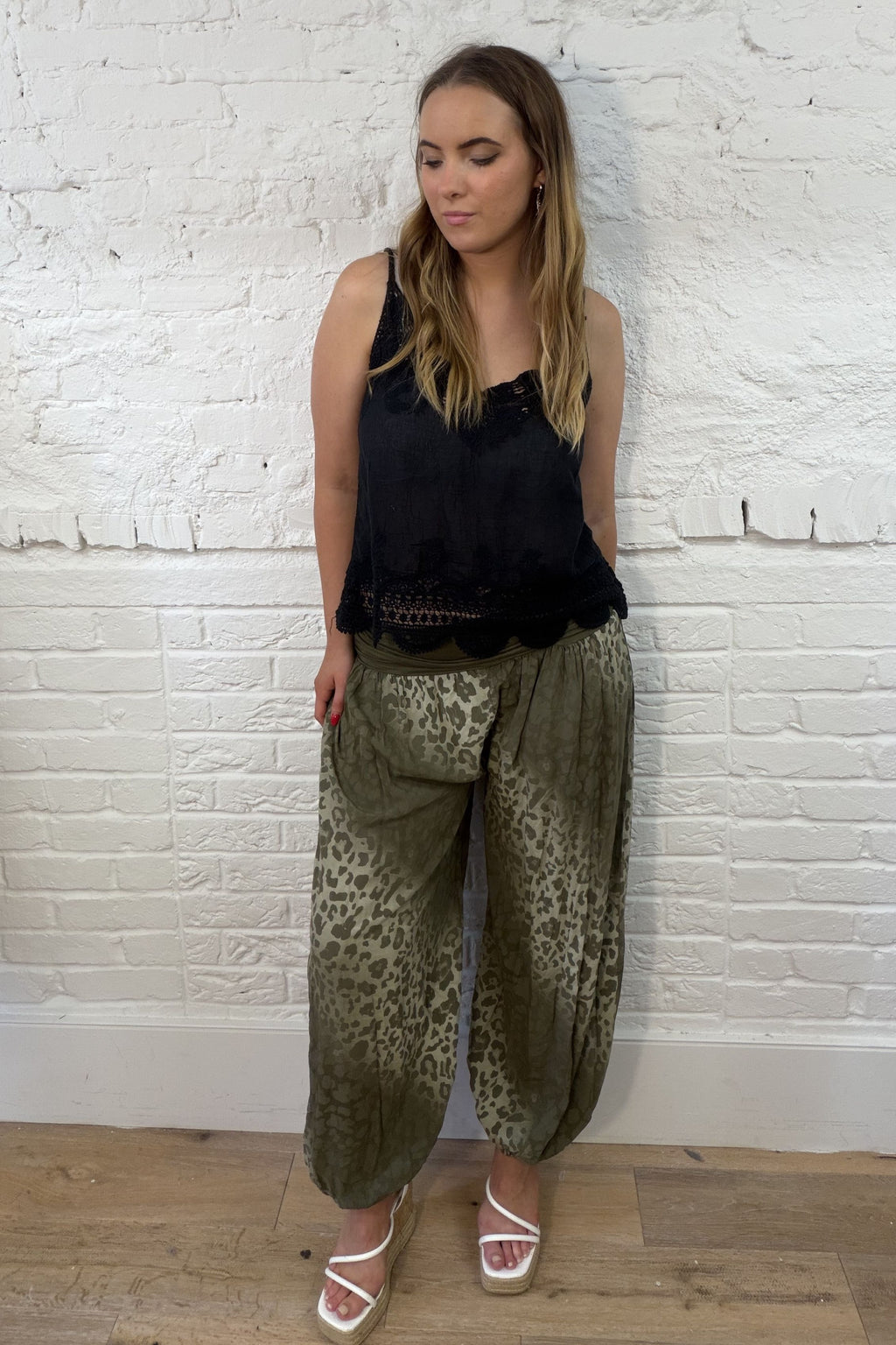 Leopard Print Hareem Trouser