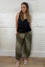 Leopard Print Hareem Trouser