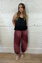 Leopard Print Hareem Trouser