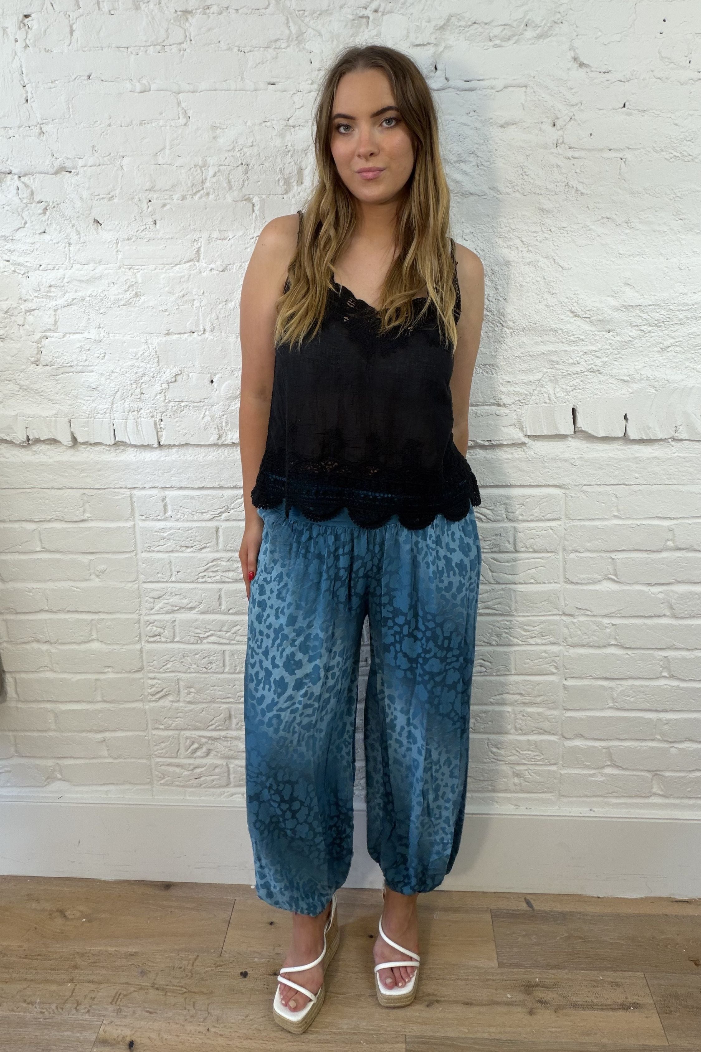 Leopard Print Hareem Trouser
