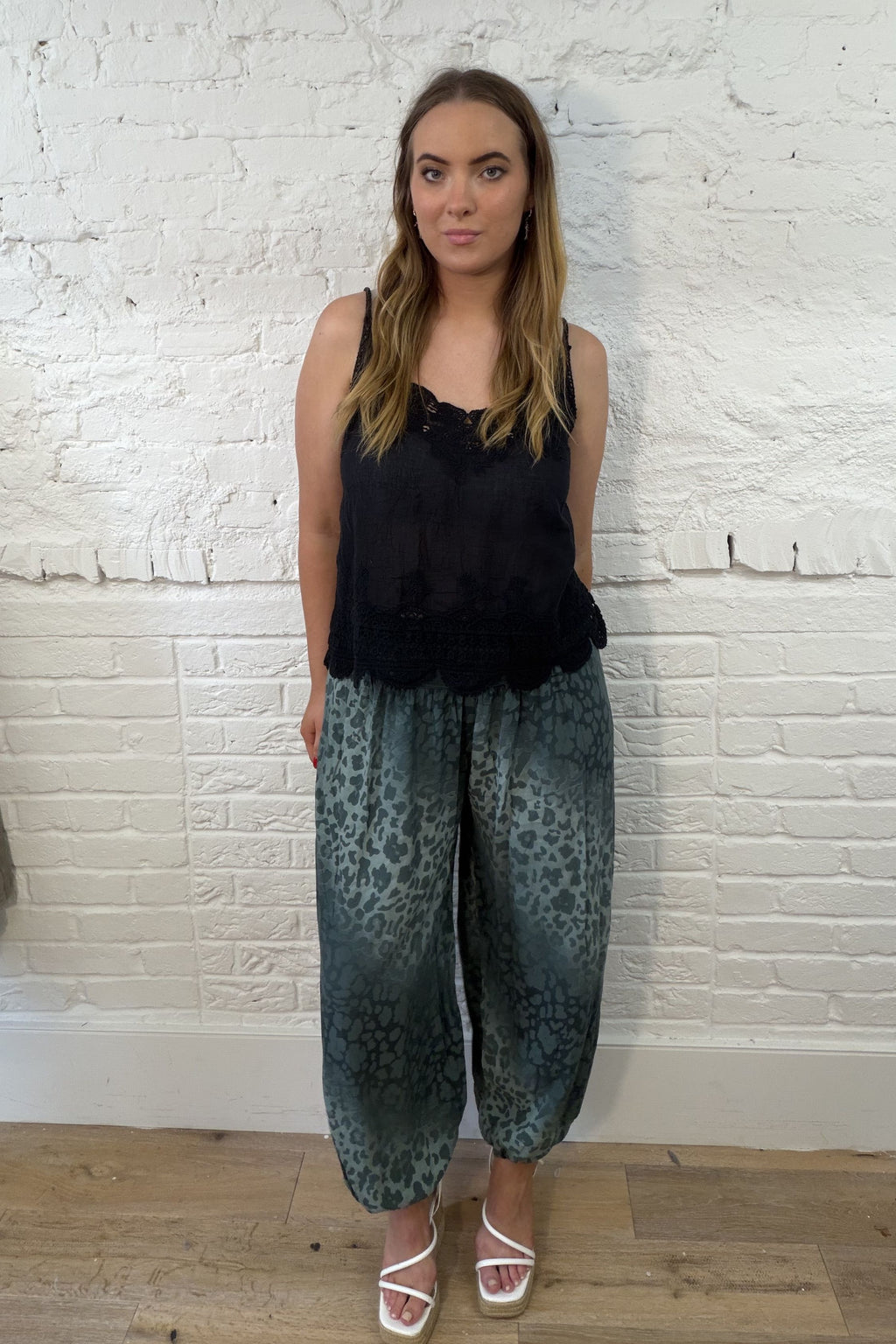 Leopard Print Hareem Trouser