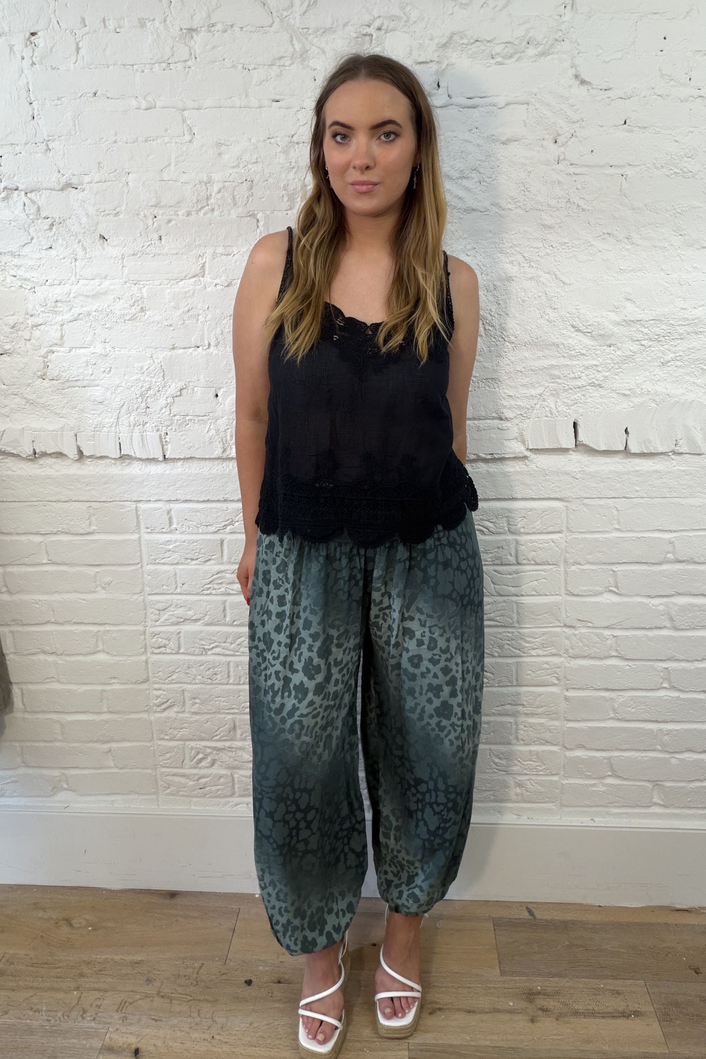 Leopard Print Hareem Trouser