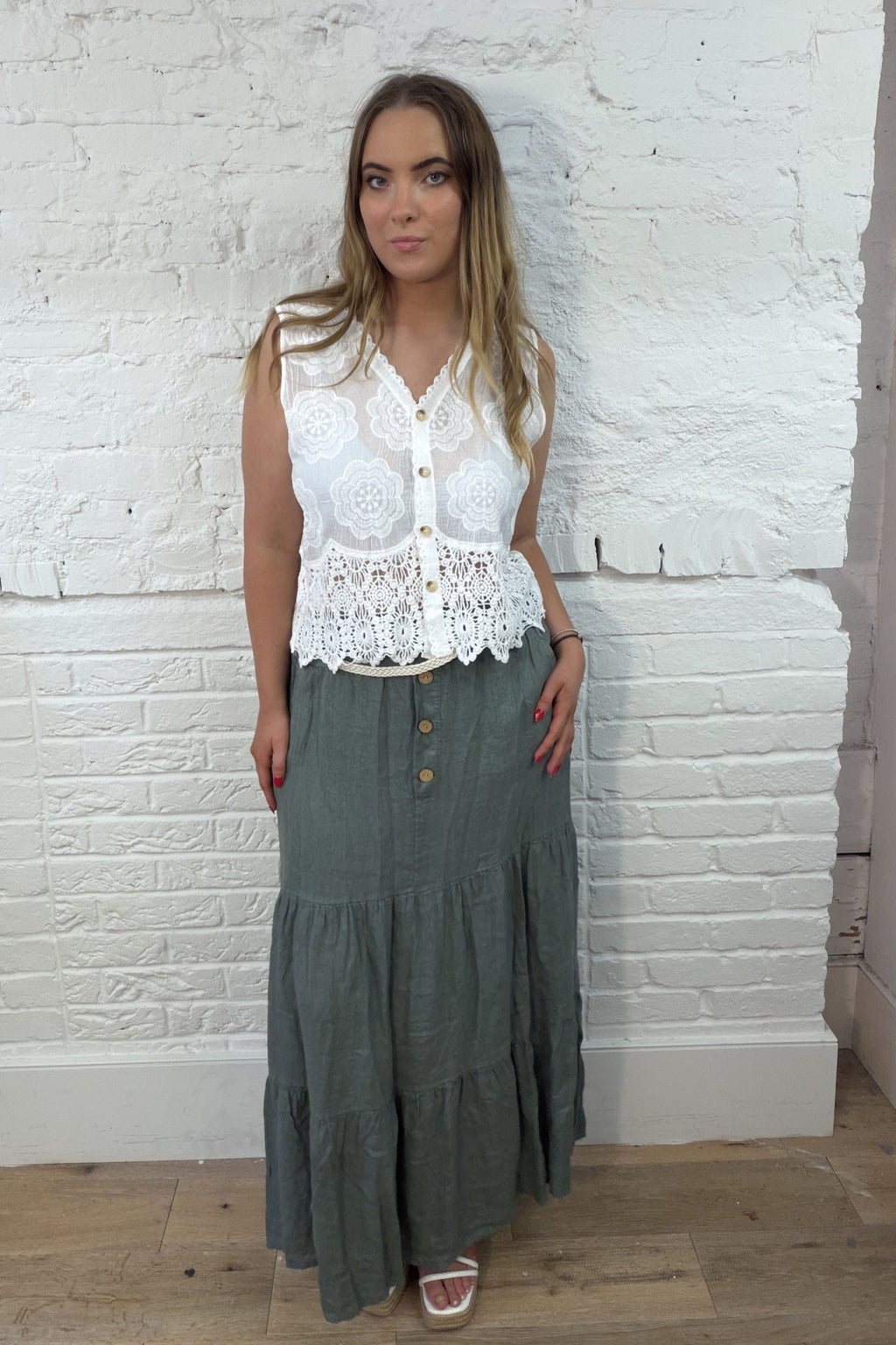 The Sorcha Linen Skirt