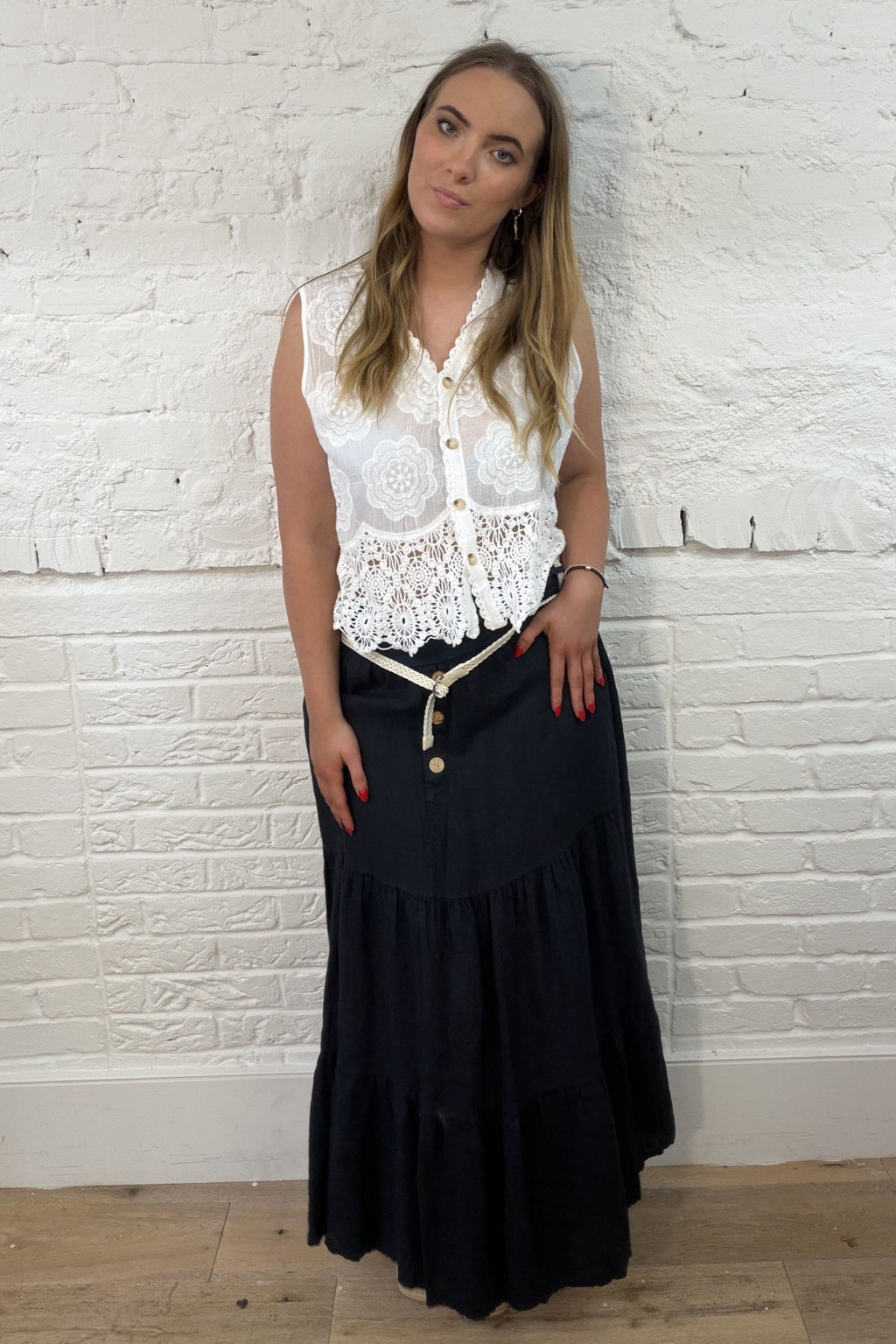 The Sorcha Linen Skirt