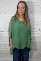 The Reagan Silk Top