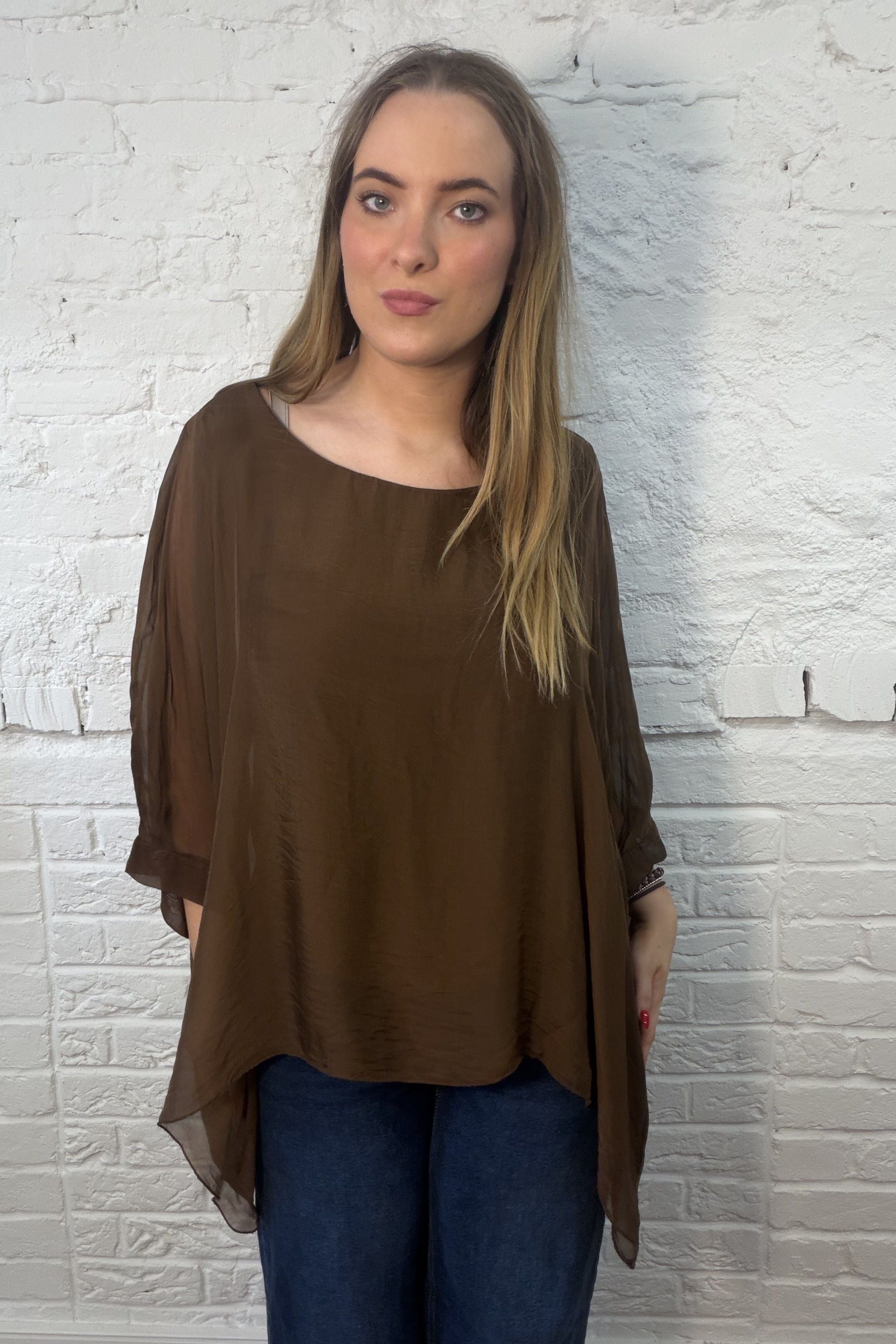 The Reagan Silk Top