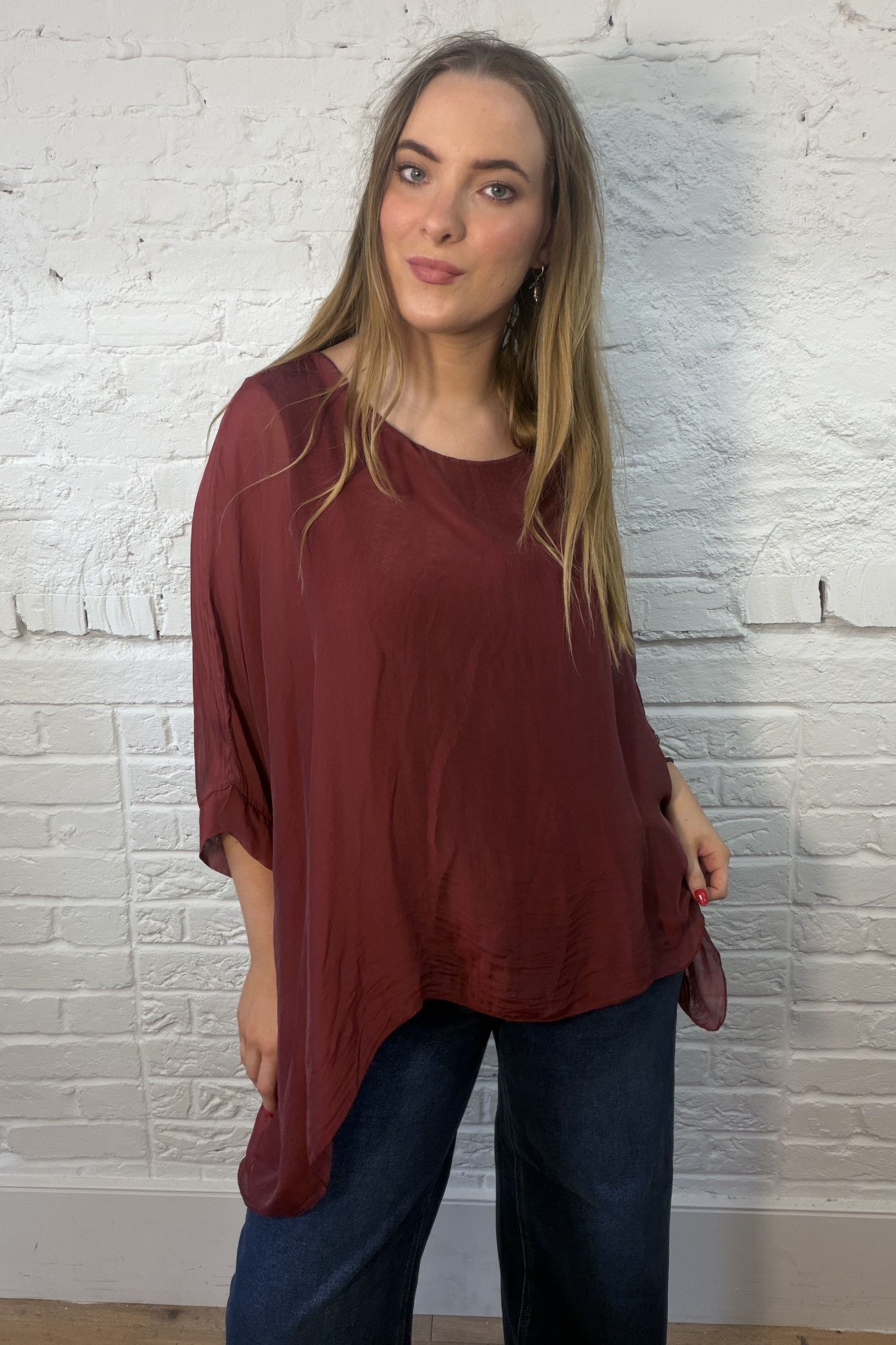 The Reagan Silk Top