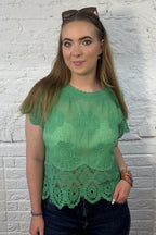 Anica Lace Detail Top