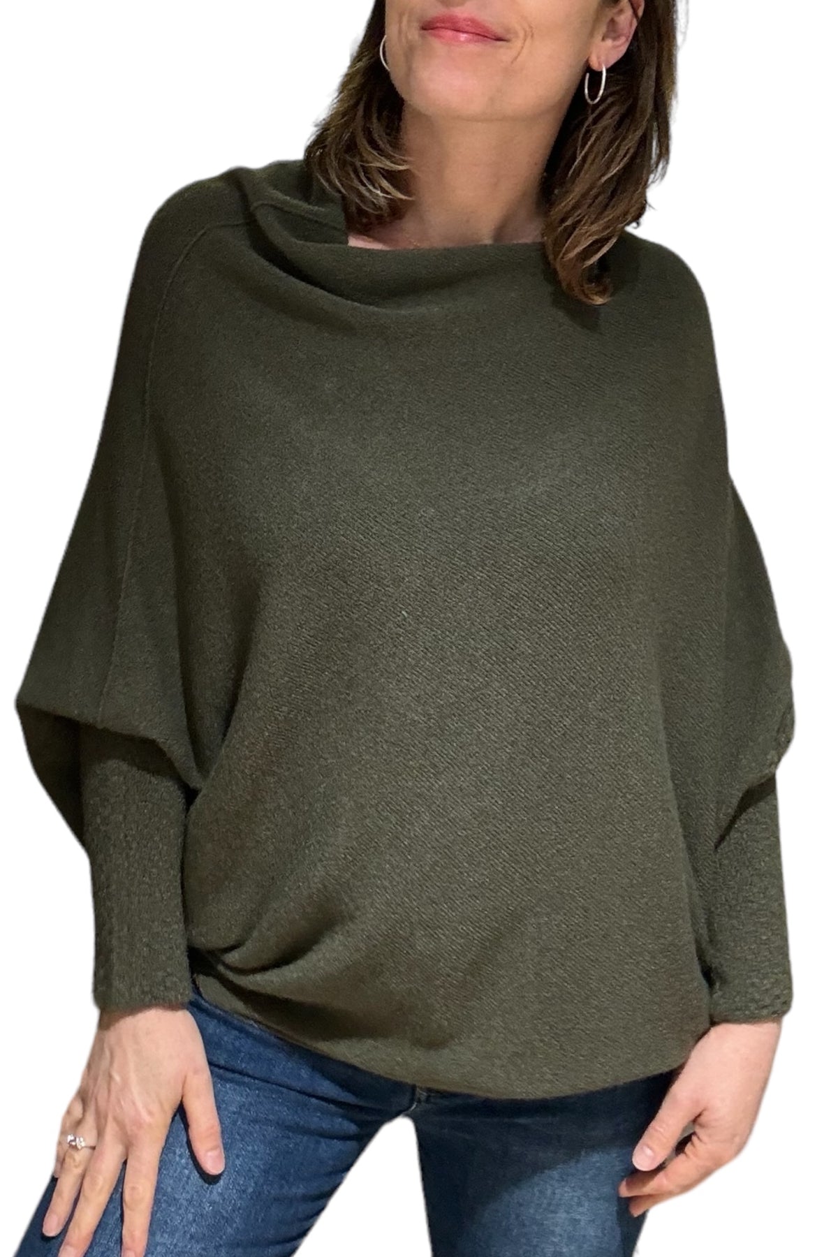 Batwing Asymmetric Jumper