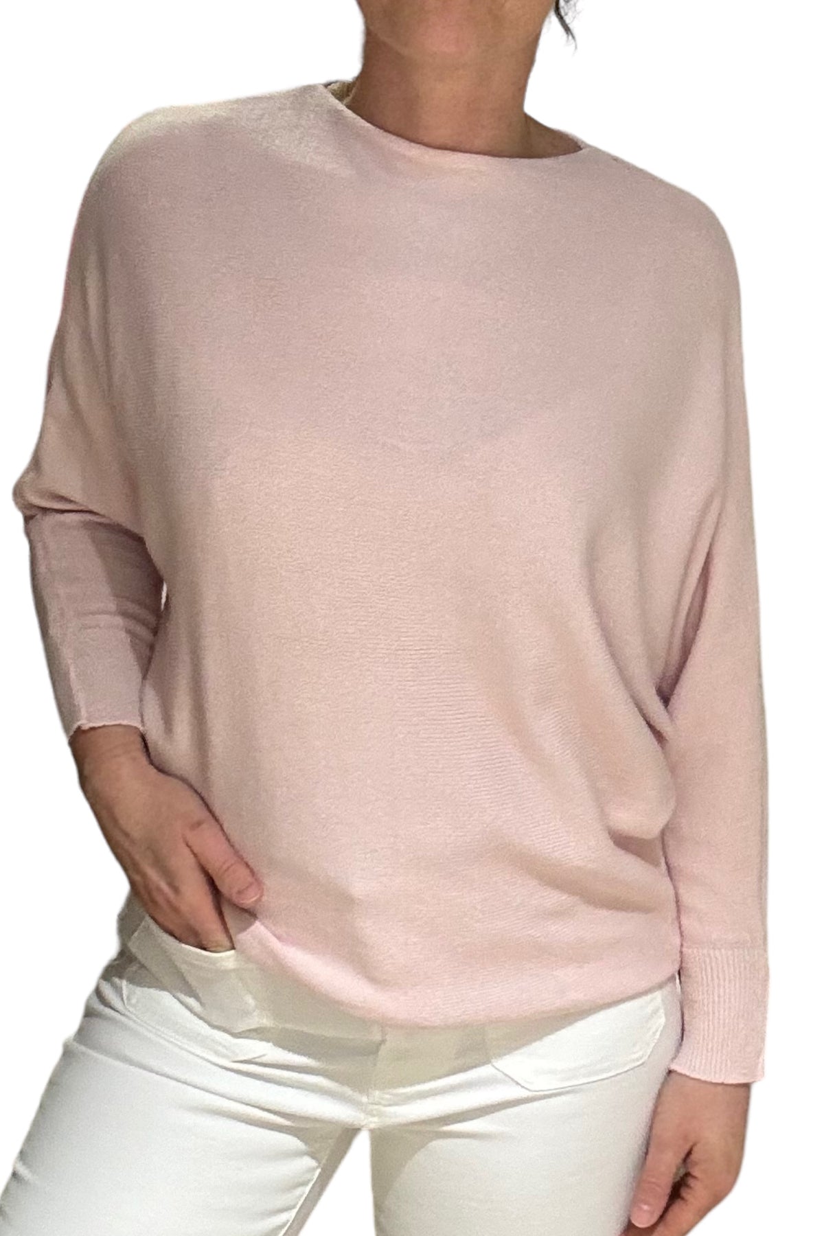 Pearl Back Batwing Jumper