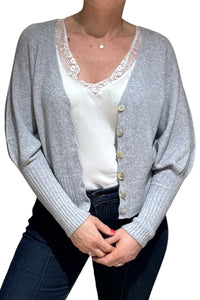 Balloon Sleeve Cardigan