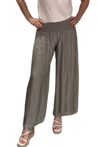 Silk Waistband Trousers