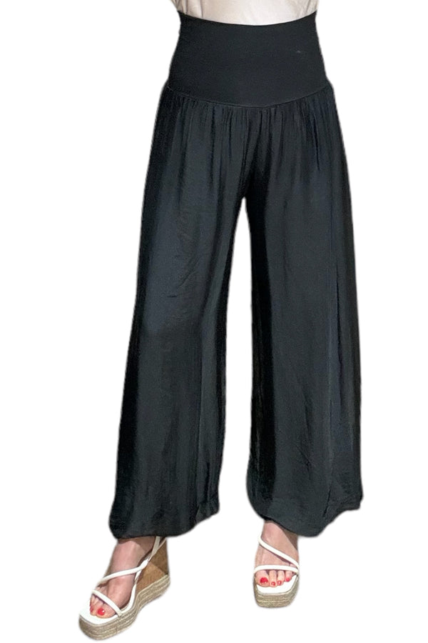 Silk Waistband Trousers