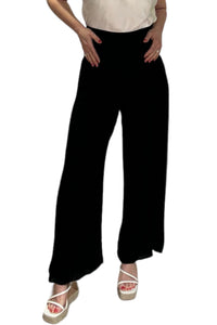 Silk Waistband Trousers