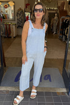 Pinstripe Dungarees