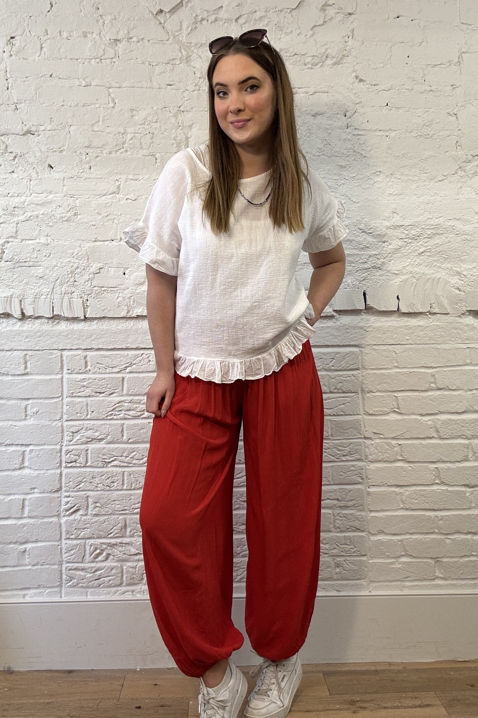 Pantalones harén clásicos (10-20)