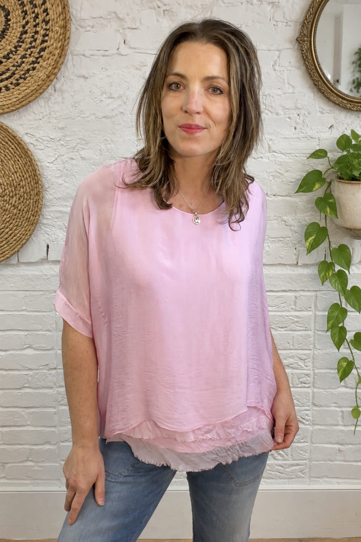 Silk Double Layer Top (OS 10-16)