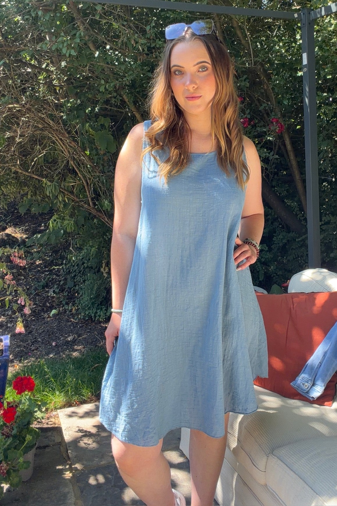 Skye Cotton Swing Dress