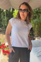 Suzy D Crew Neck Tee