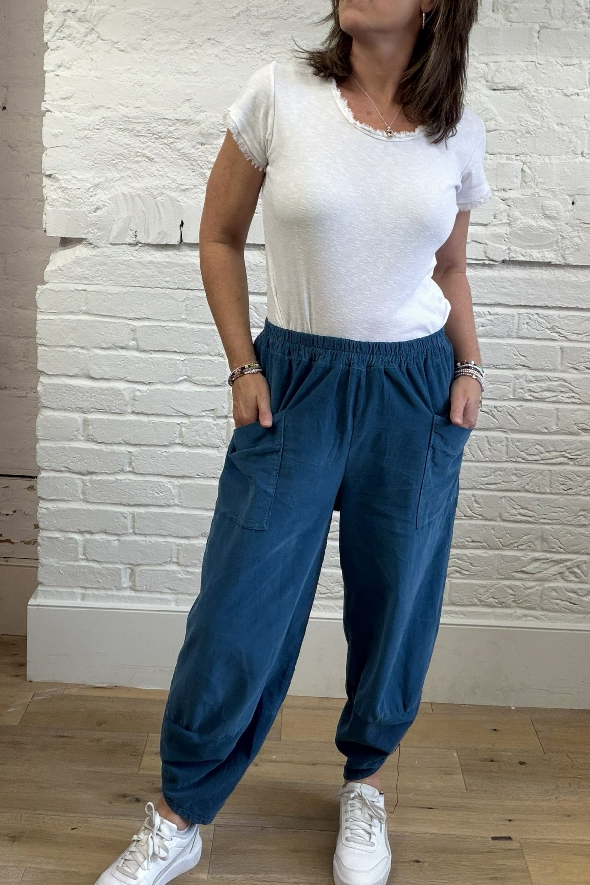 The Kinga Relaxed Needlecord Trousers