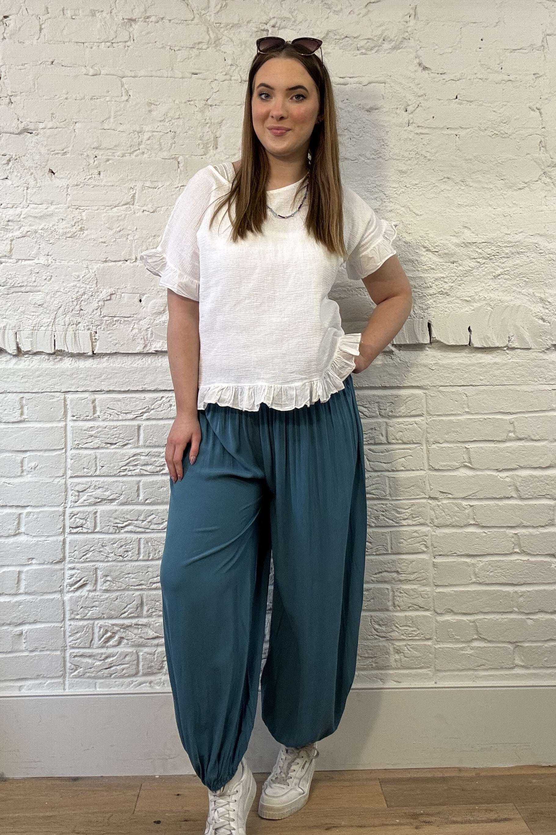 Pantalones harén clásicos (10-20)