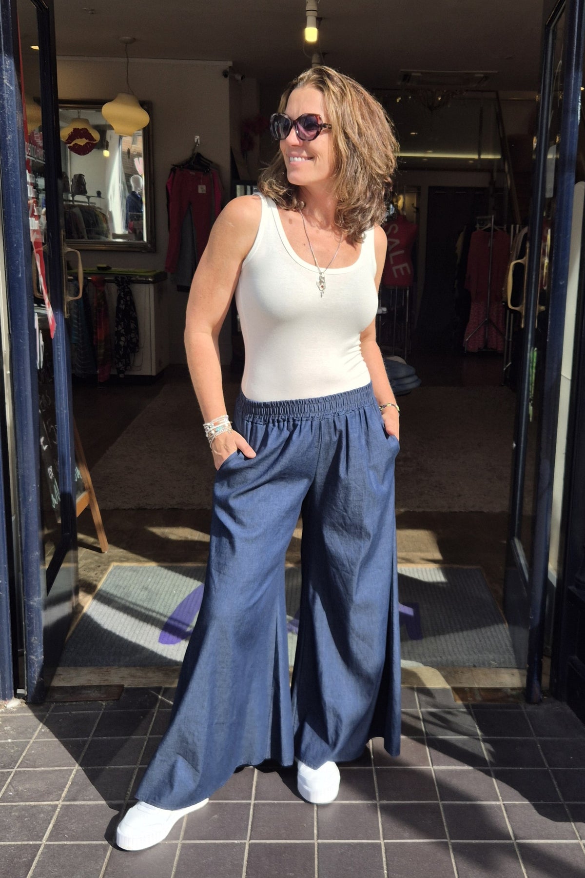 The Adina Wide-Leg Trousers
