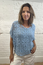 The Allona Double-Layer Crochet Top