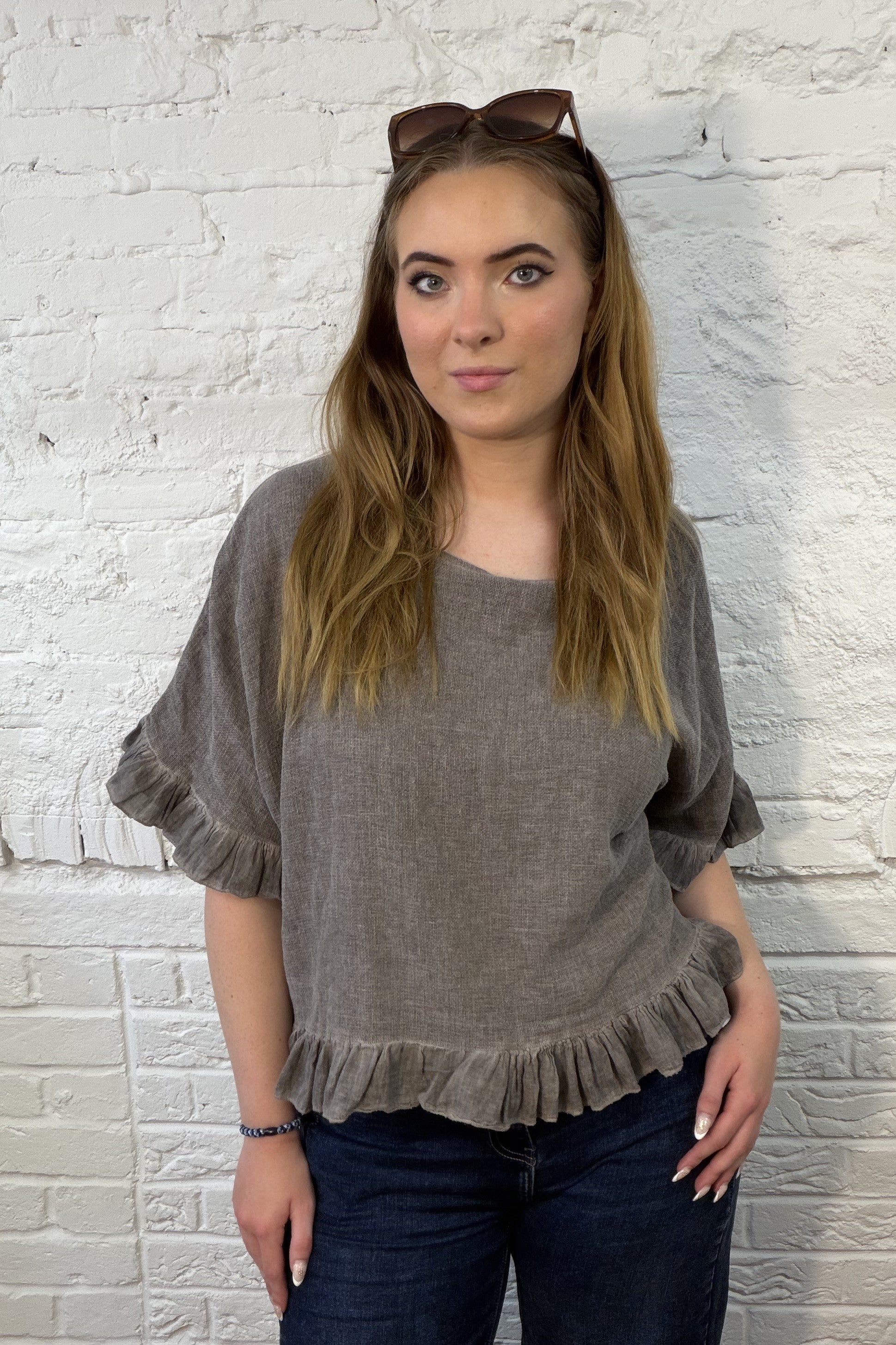 The Bryony Frill Top